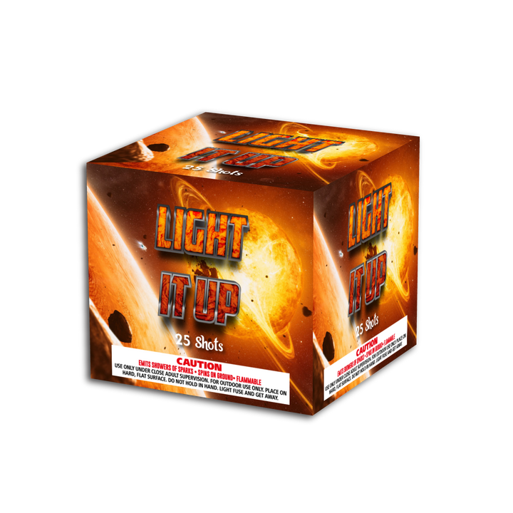 LIGHT IT UP 25 SHOTS WITH 1.2" TUBE