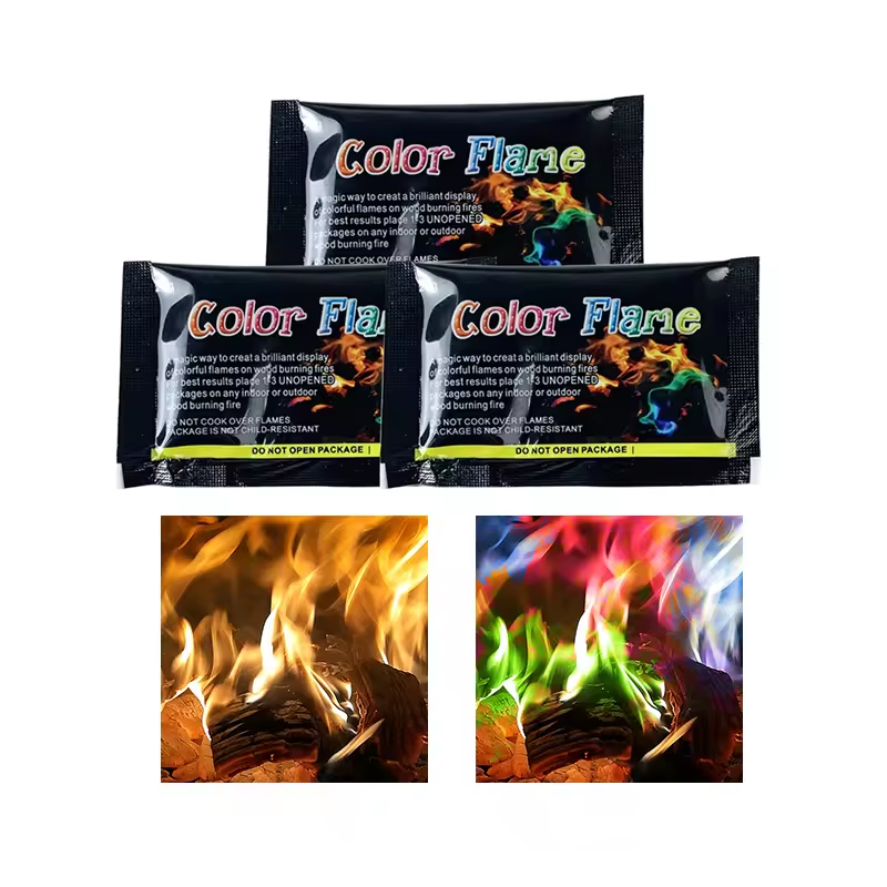 FARBIGE FLAMMENZAUBERFEUER