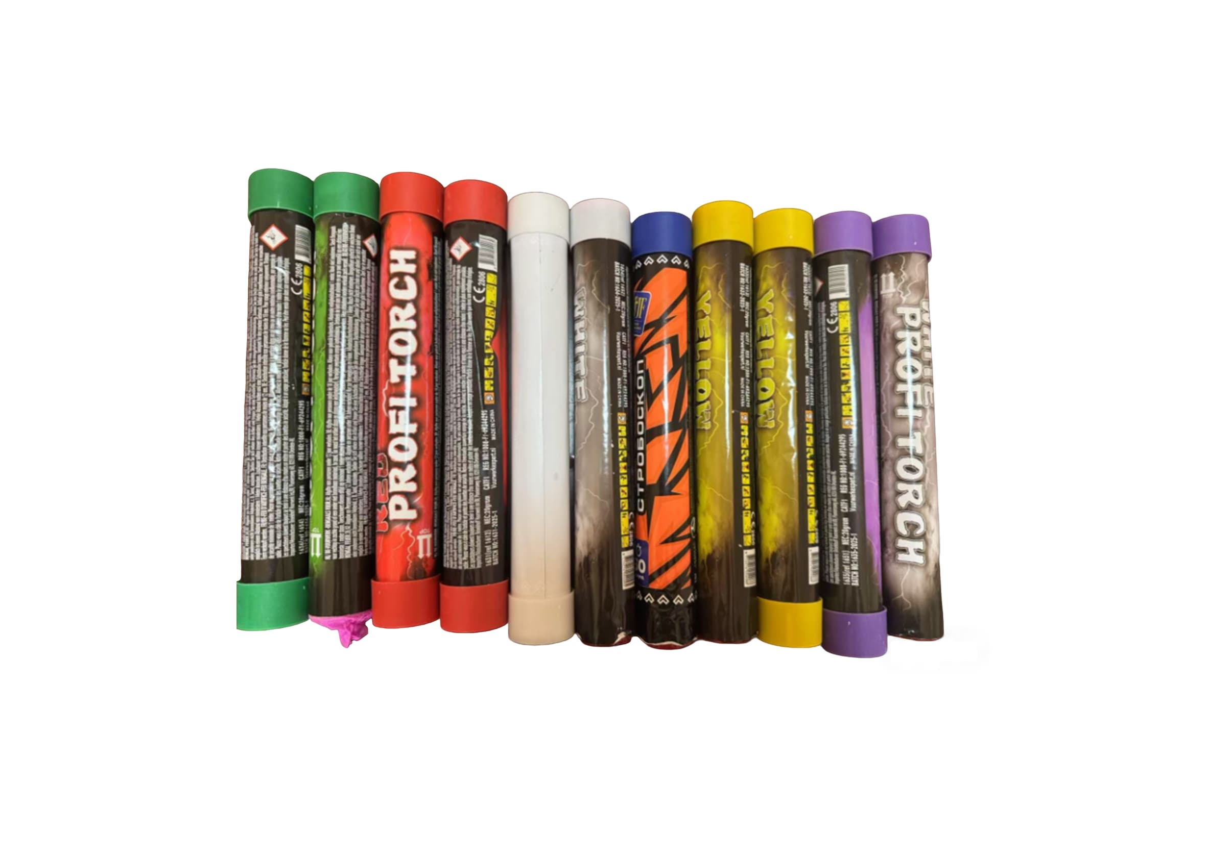 TORCH WITH FLAME 0.8” TUBE TOY FIREWORKS
