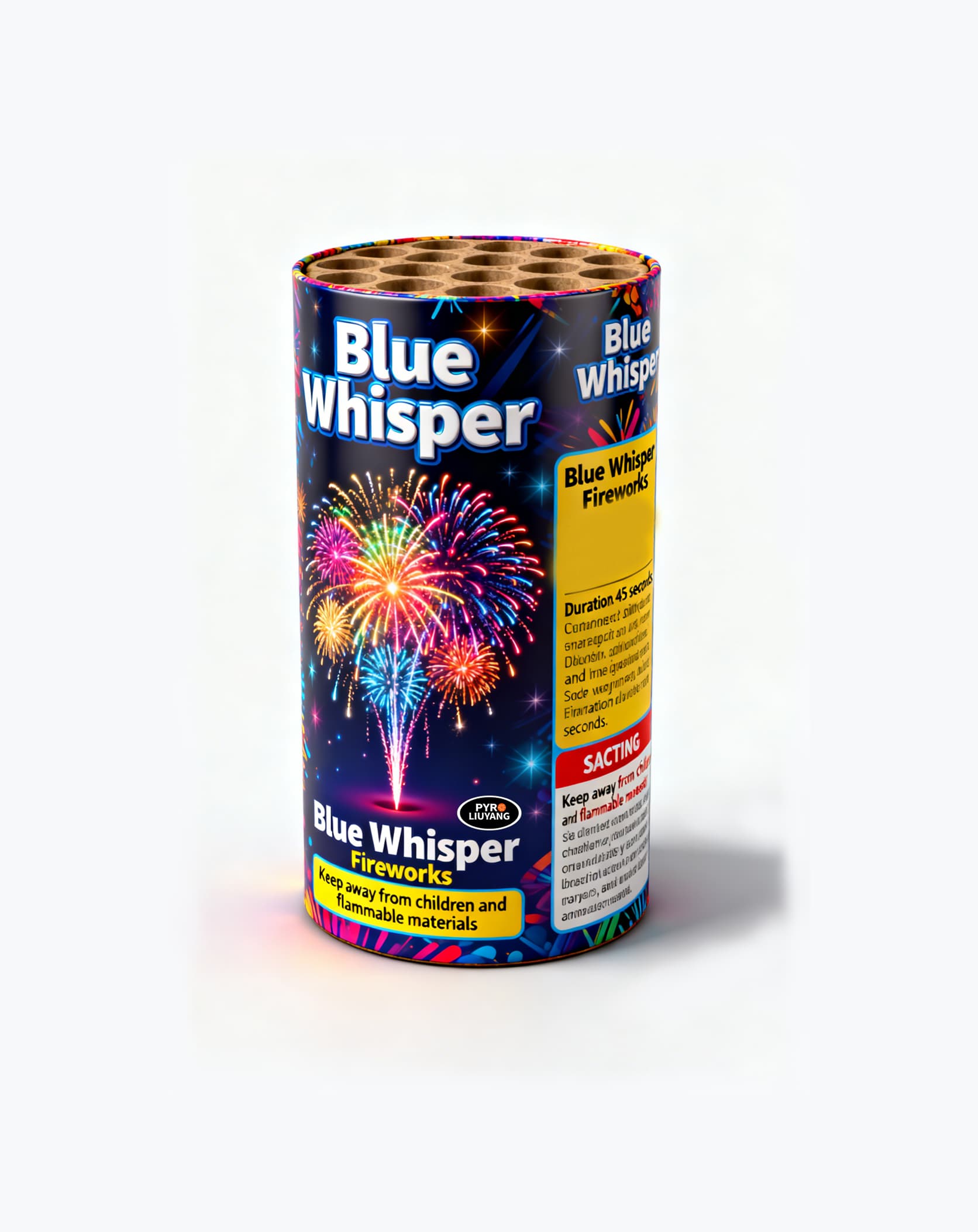 BLUE WHISPER 0.96"*1.16"*5.8" RÖHRE 60S FONTÄNEN