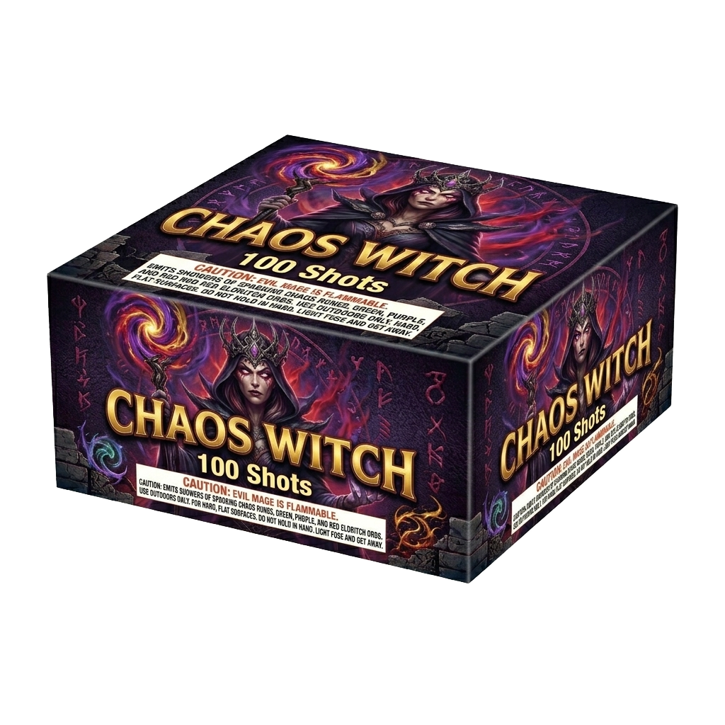CHAOS WITCH 100 SHOTS WITH 0.5" TUBE