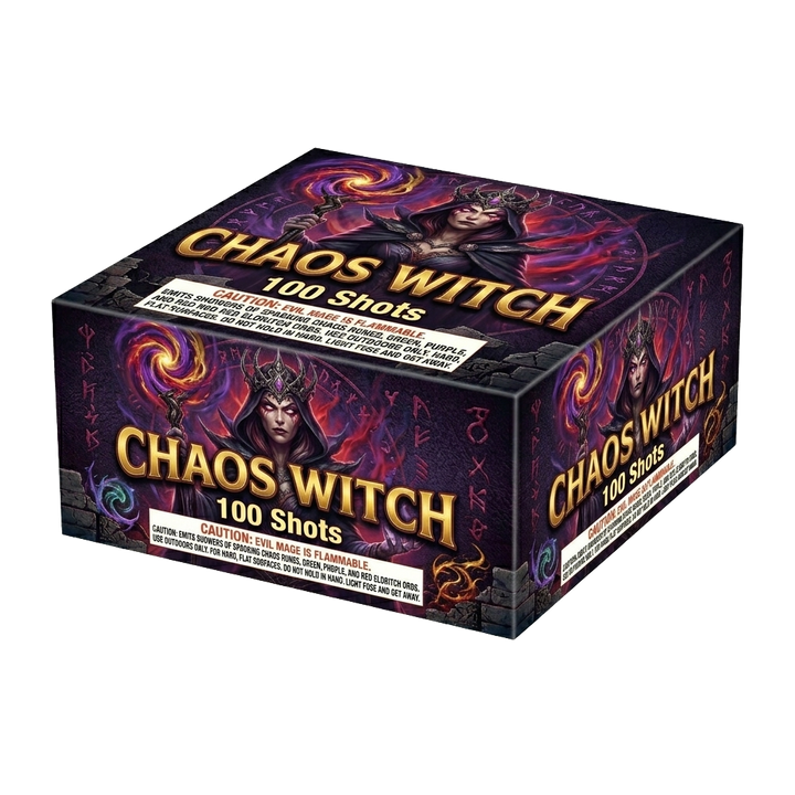 CHAOS WITCH 100 SHOTS WITH 0.5" TUBE