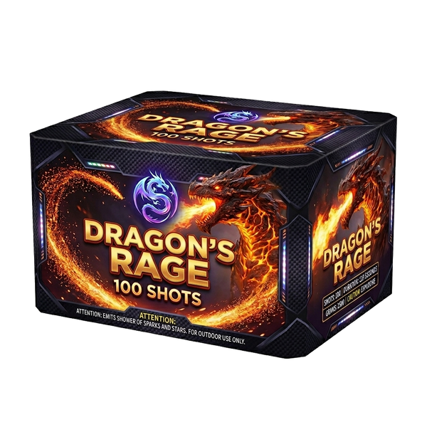 DRAGON'S RAGE 100 SHOTS WITH 1.2