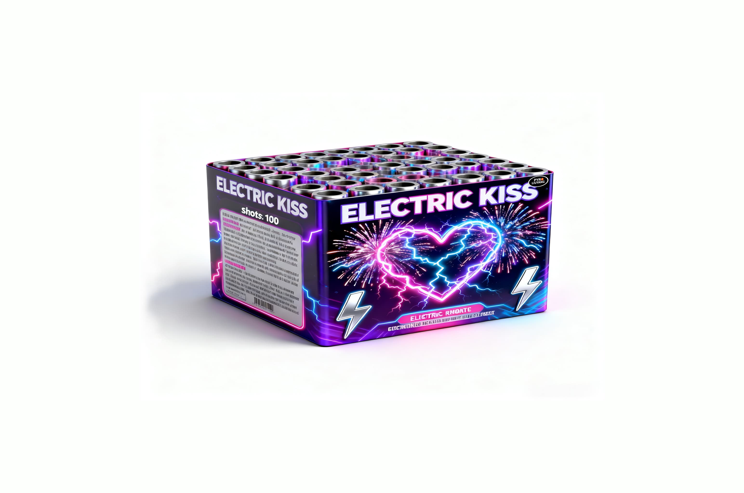 ELECTRIC KISS 100 SHOTS WITH 1.2" TUBE