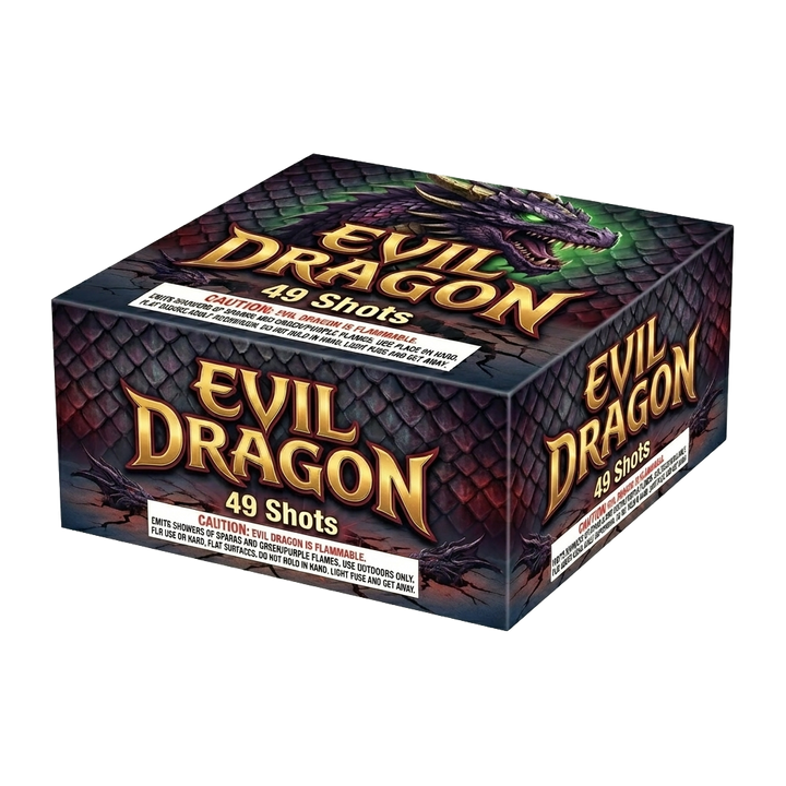 EVIL DRAGON 49 SHOTS WITH 0.5" TUBE