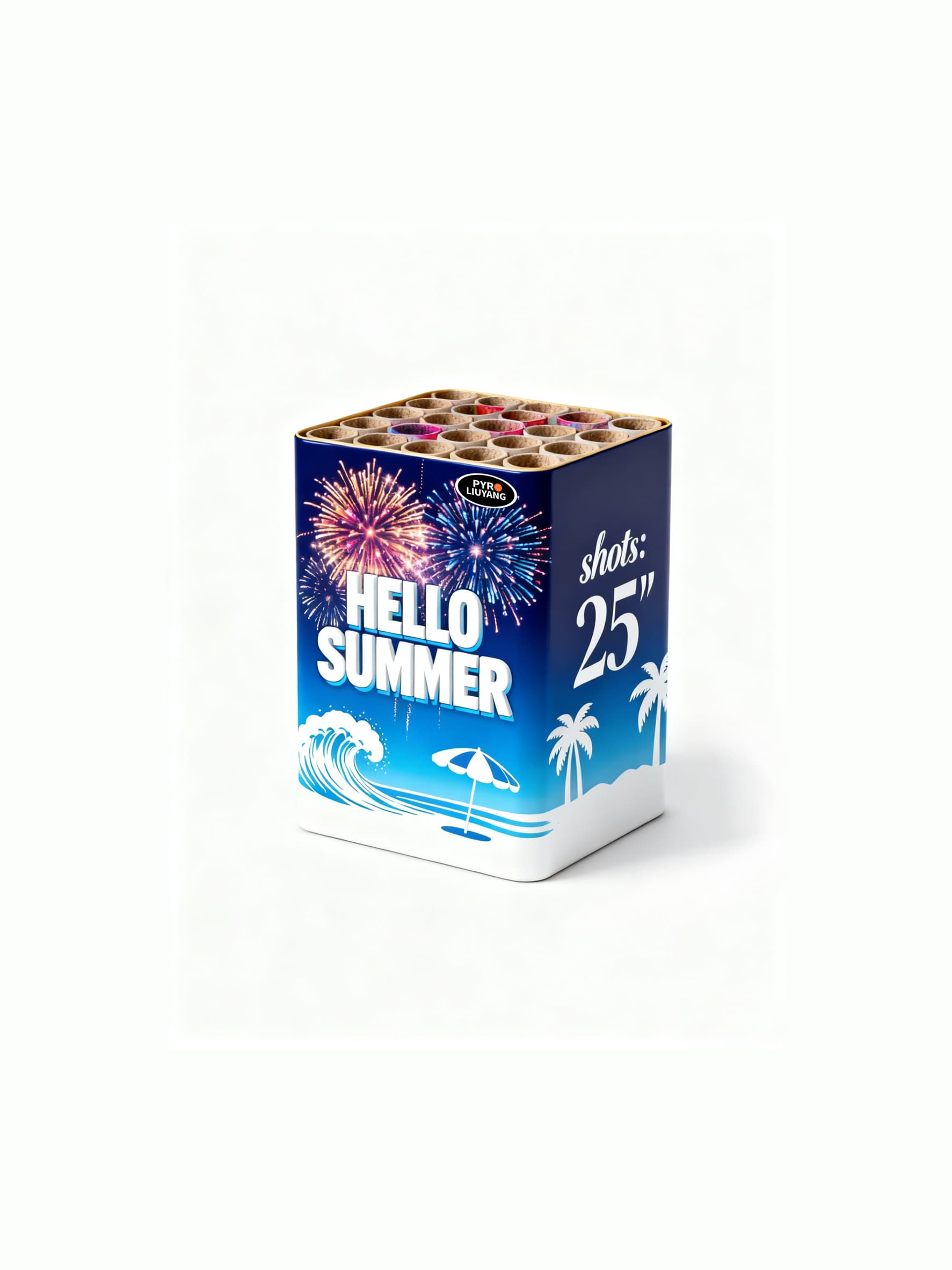 HELLO SUMMER 25 SHOTS WITH 1.2" TUBE