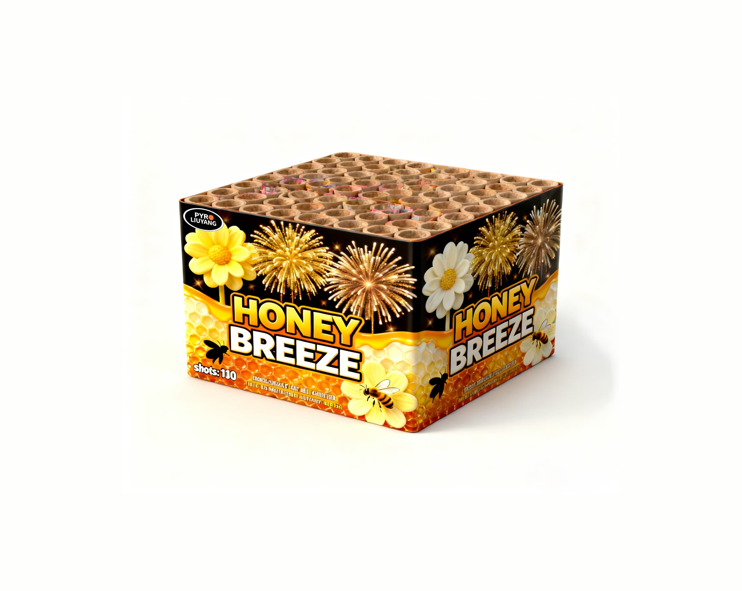 HONEY BREEZE 110 SHOTS WITH 1.2" TUBE