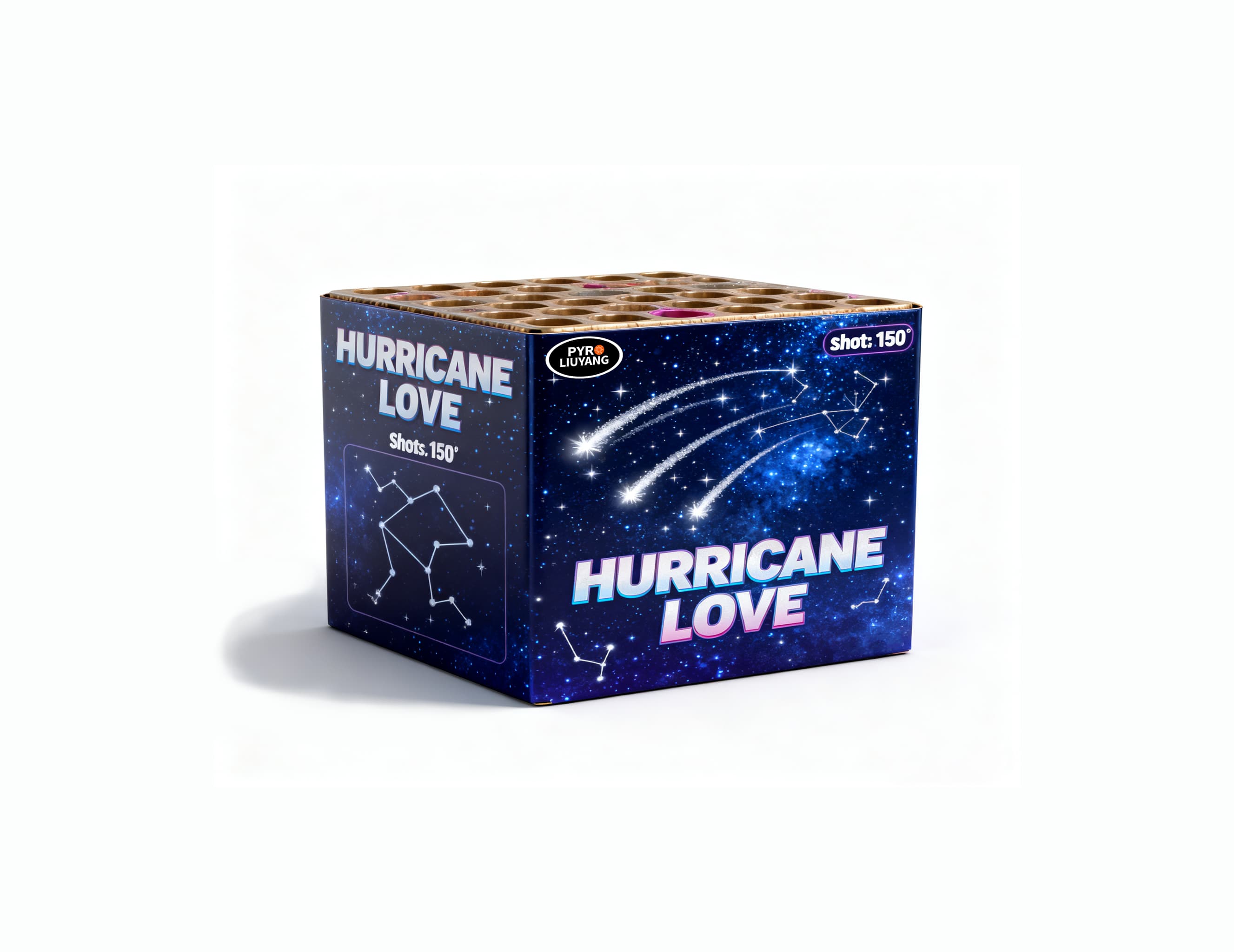 HURRICANE LOVE 150 SHOTS WITH 1.2" TUBE