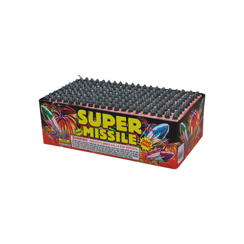 0.27”*2.08“ SIZE 200 SHOTS SUPER MISSILES