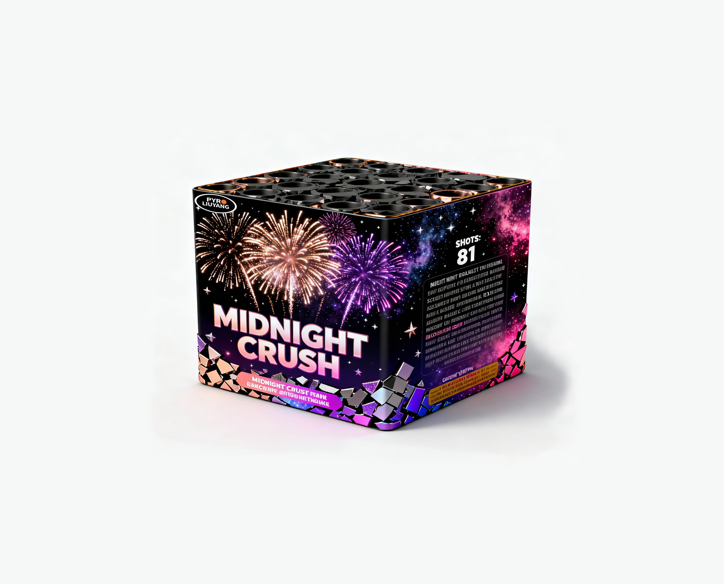 MIDNIGHT CRUSH 81 SHOTS MIT 1,2"-ROHR 