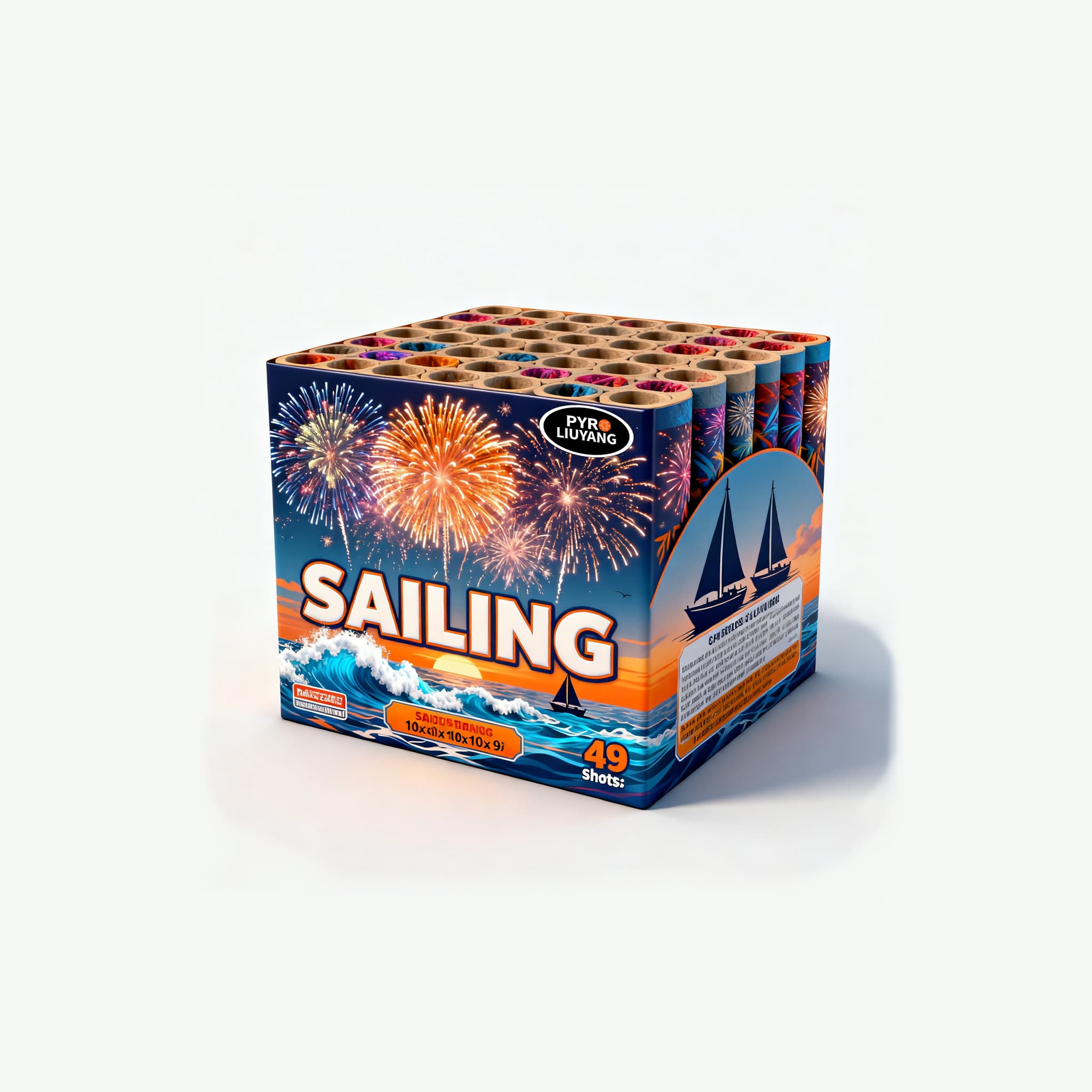 SAILING 49 SHOTS WITH 1.2" TUBE