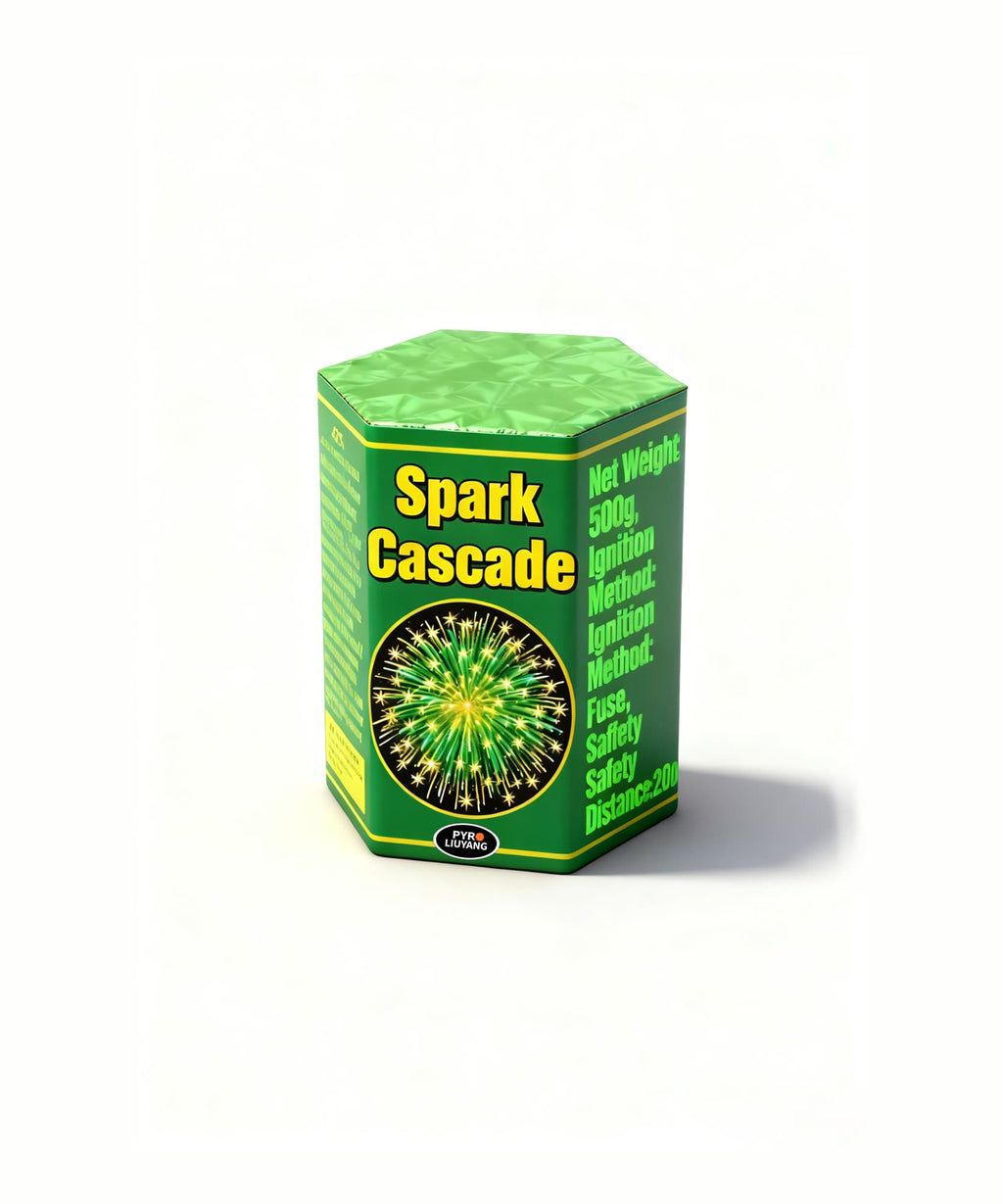 SPARK CASCADE 0.72"*0.96"*7" TUBE 60S FONTÄNEN