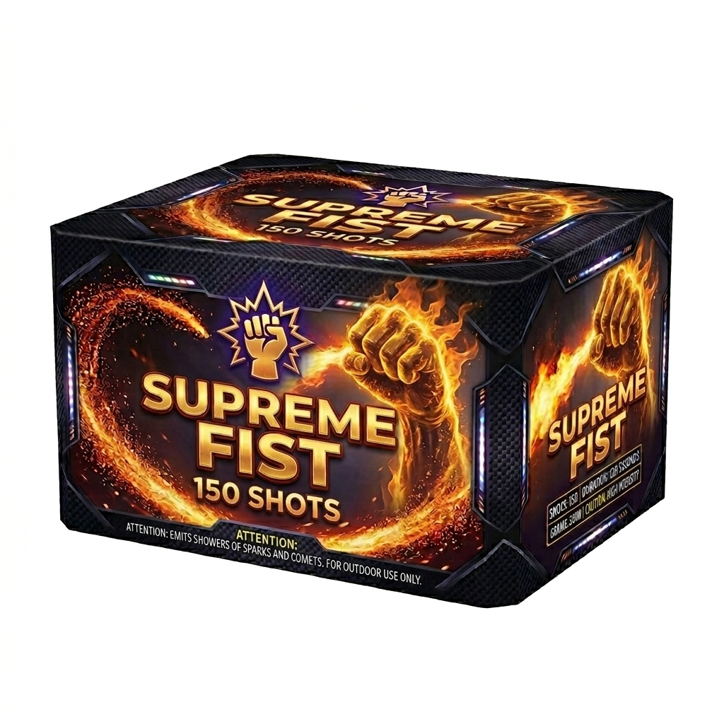 SUPERME FIST 150 SHOTS WITH 1.2" TUBE