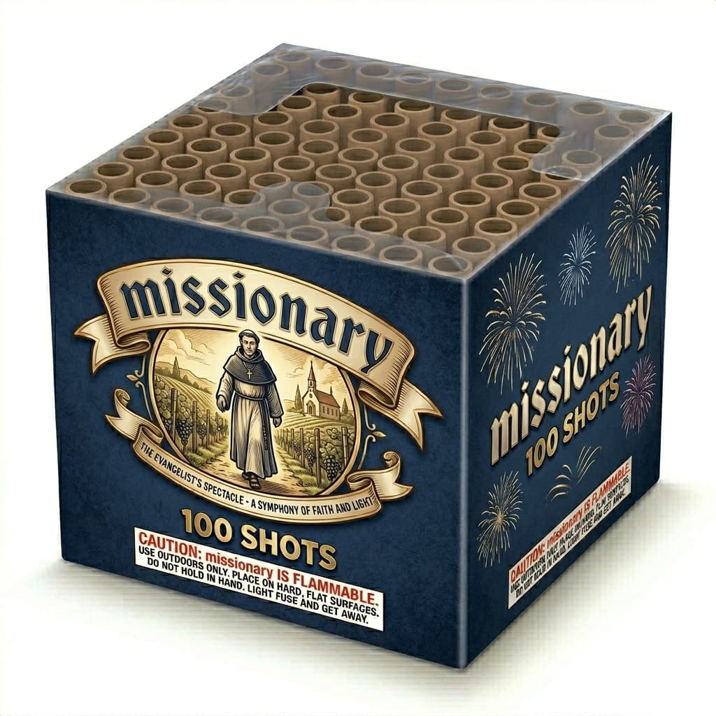 MISSIONARY 100 SHOTS WITH 1" TUBE
