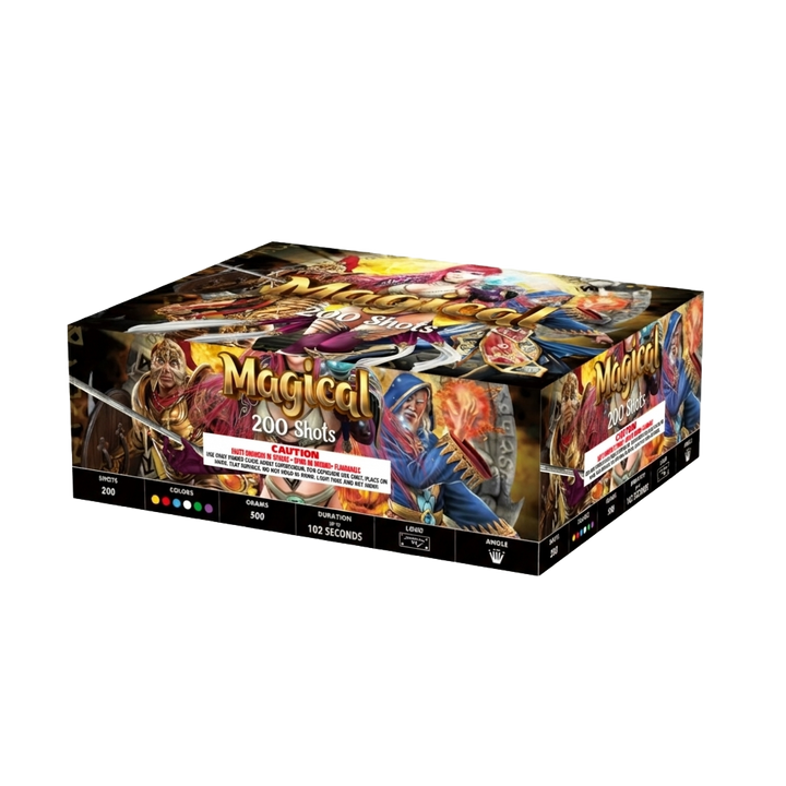 MAGICAL 200 SHOTS WITH 1.2" TUBE