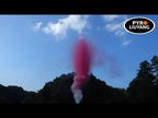 RED CUSTOMIZABLE PACKAGING DAYTIME CAKES AND COLORED SMOKE
