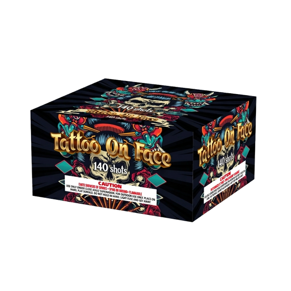 TATTON ON FACE  140 SHOTS WITH 1.2